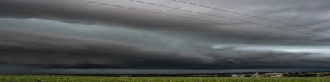 Orage sur le dépôt de Neuvicq-Le-Chateau